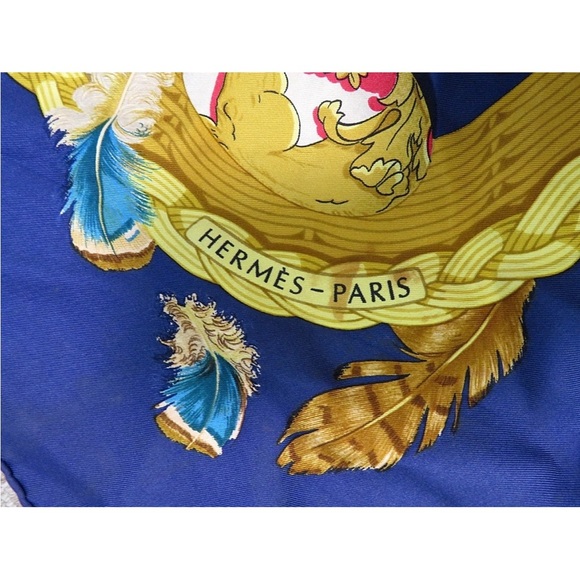 Hermes Silk Scarf with Nautical Motifs - Picture 8 of 12